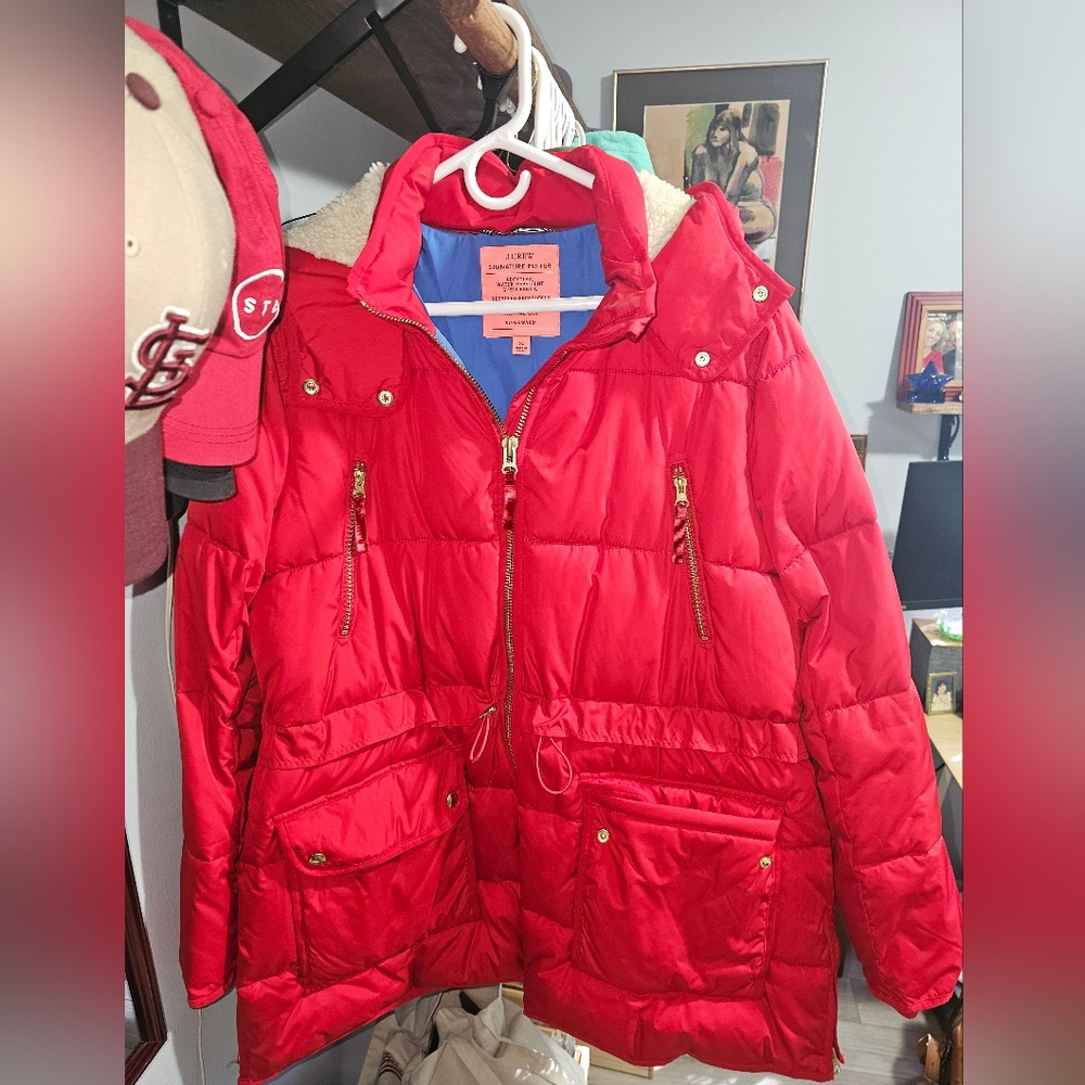 J. Crew puffer coat